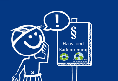 Clipart zur Haus und Badeordnung